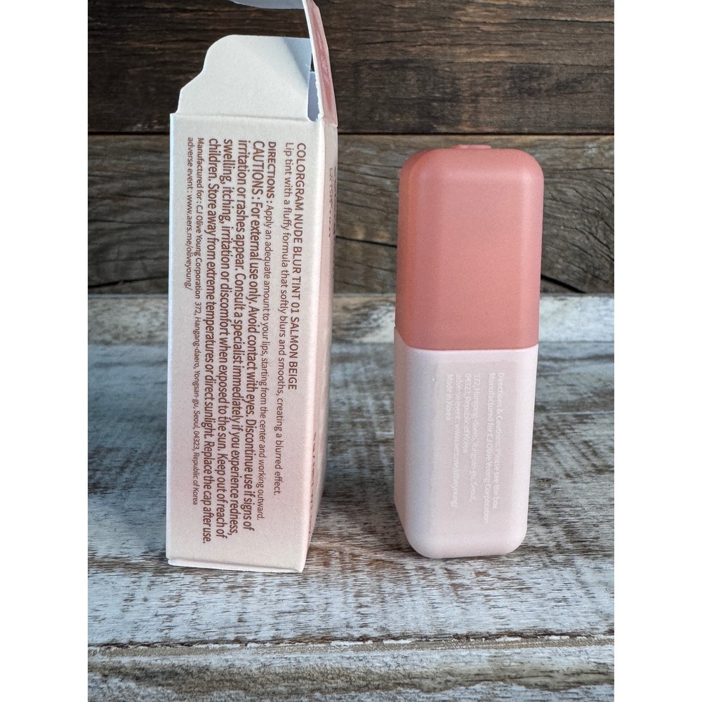 Colorgram Nude Blur Tint | 01 Salmon Beige | Rare Discontinued NIB | MSRP $15 - Picture 2 of 5